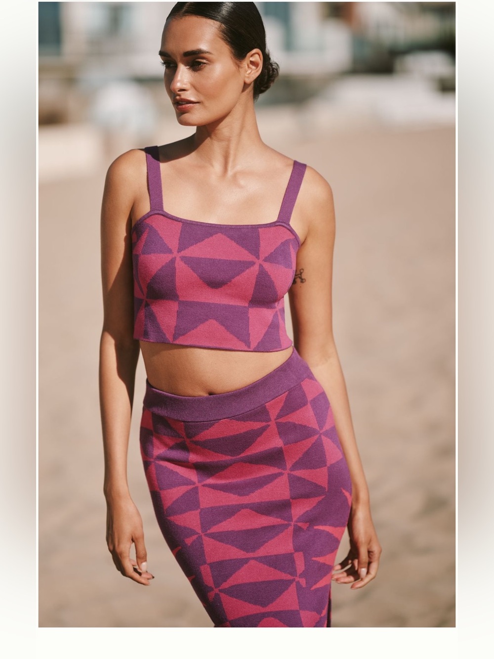 NWT WOOL + NATURE crop top tank